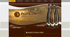 Desktop Screenshot of popela.cz